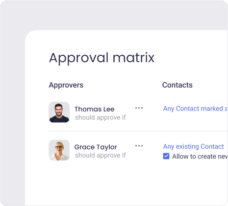 Approval Matrix