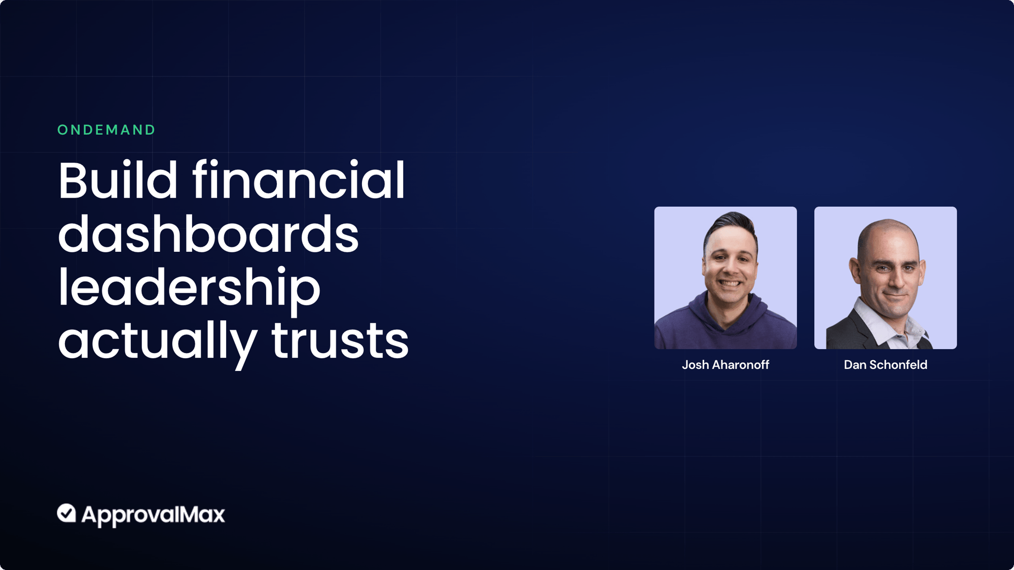 Build financial dashboards leadership actually trusts