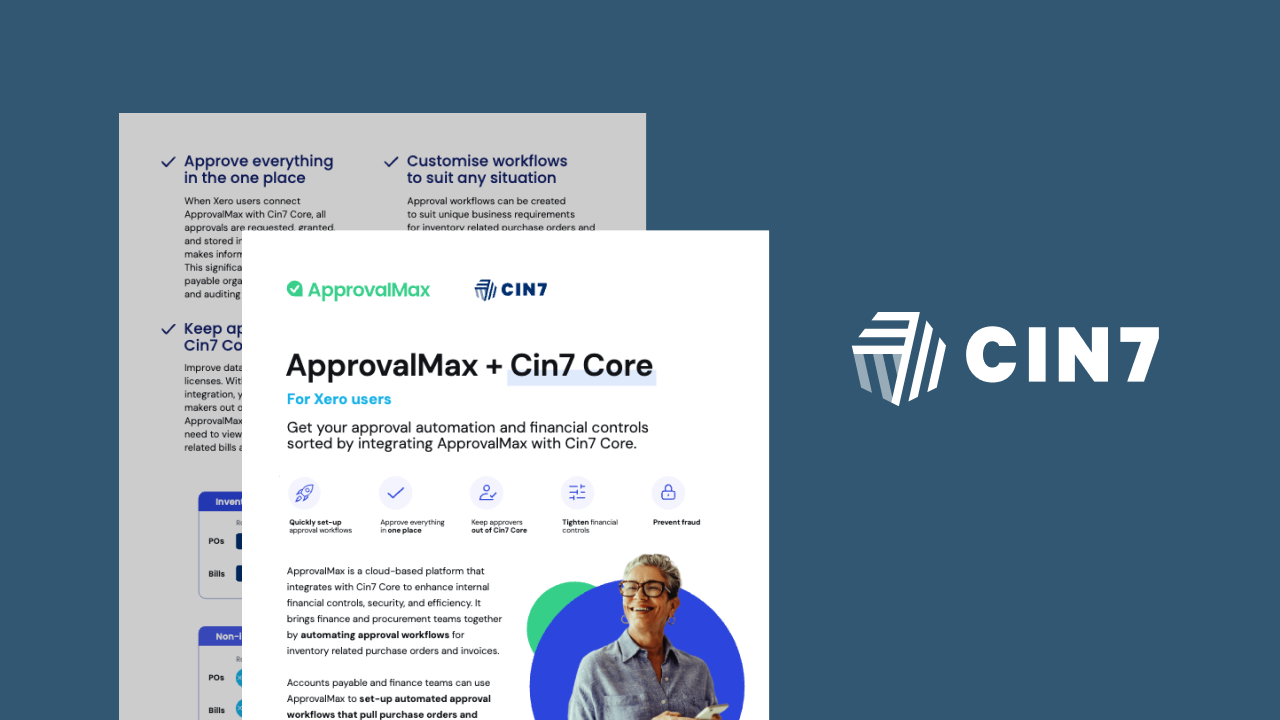 ApprovalMax for Cin7 Core overview