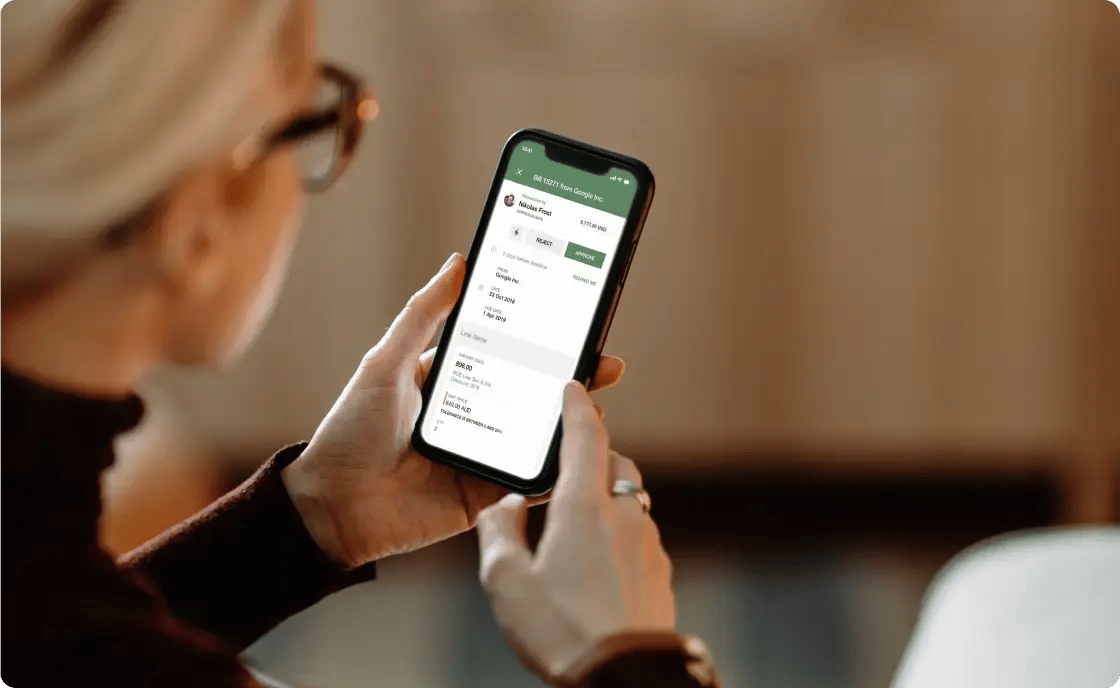 FASTER APPROVALS WITH OUR MOBILE APP