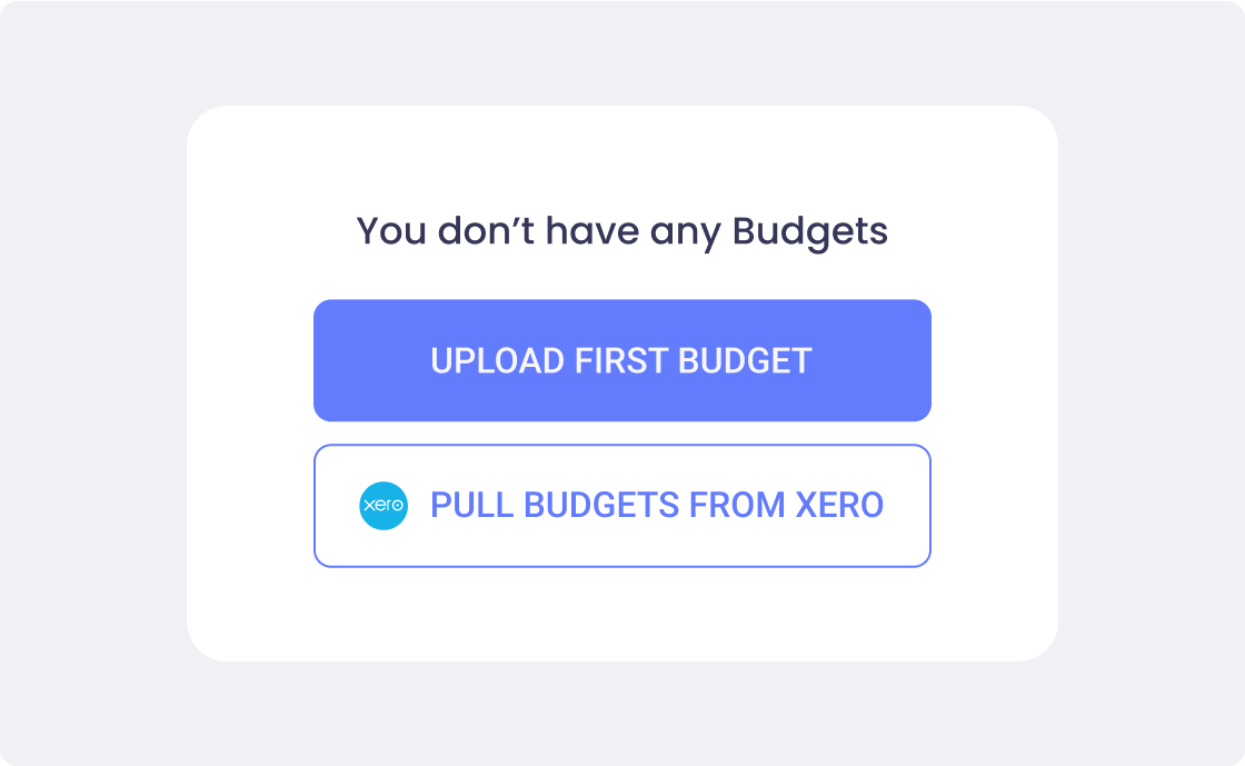 setup budget checking