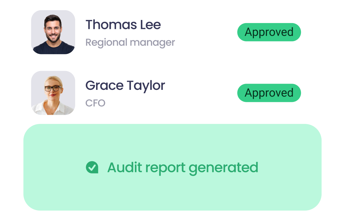 generate audit reports in ApprovalMax's expense approval software