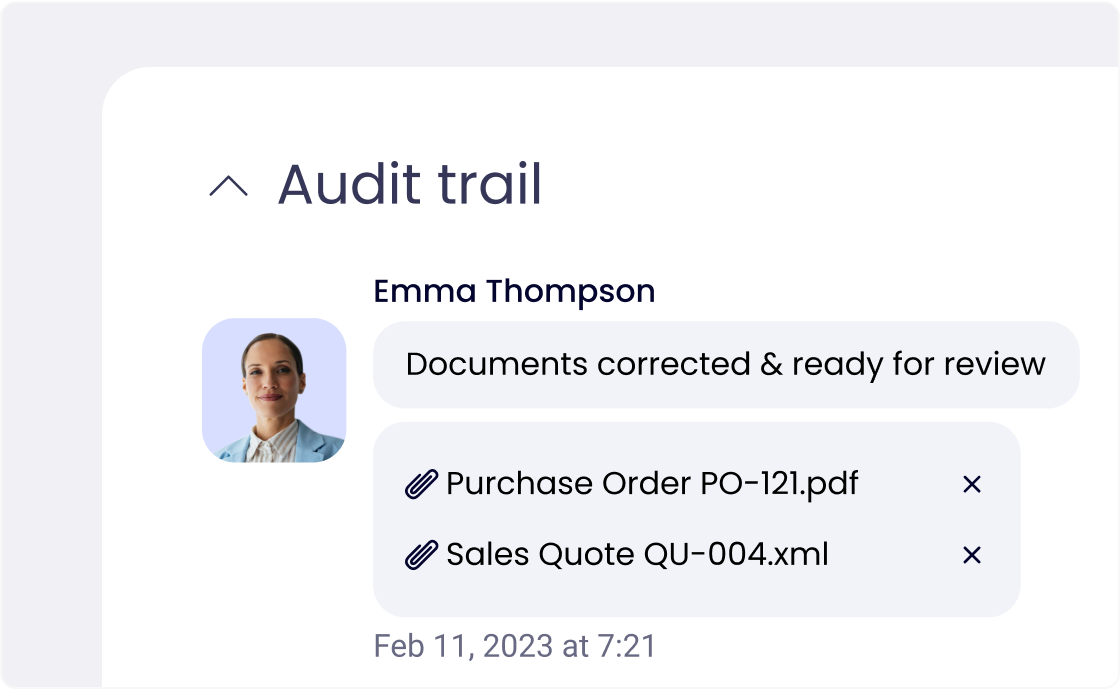 audit trails