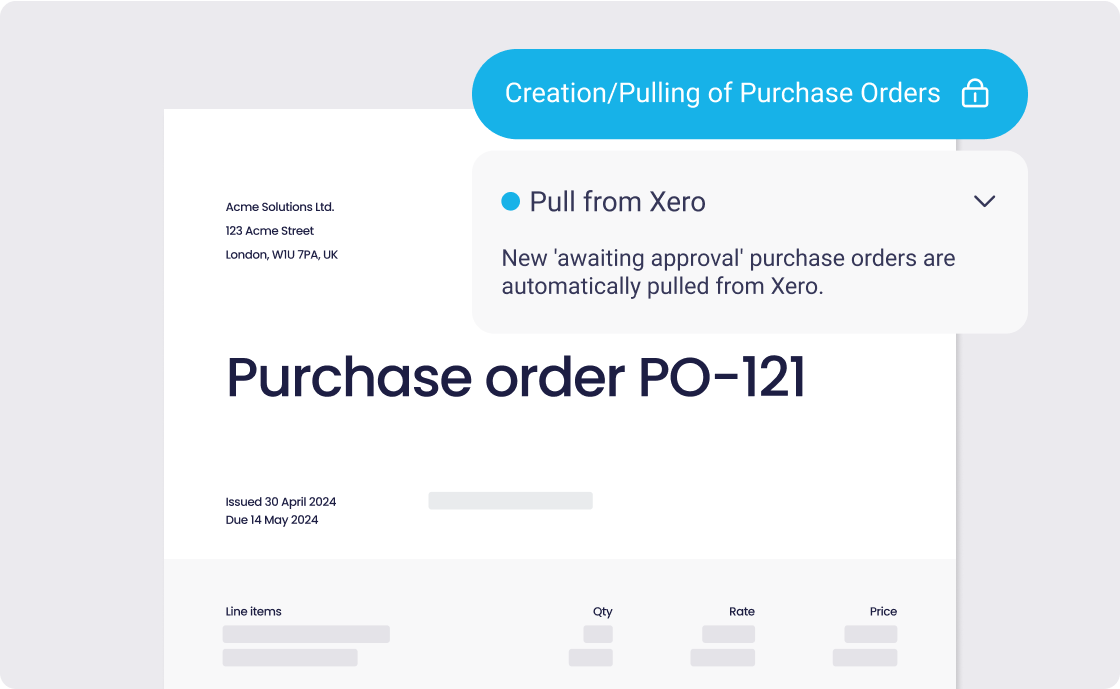 Create Purchase Order