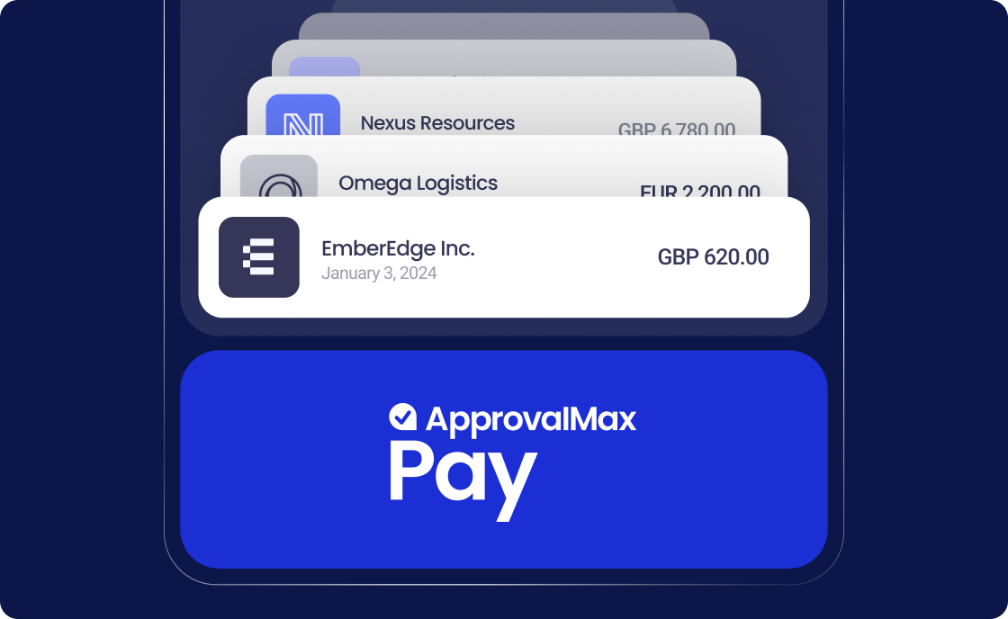 Paying approved Xero bills from ApprovalMax