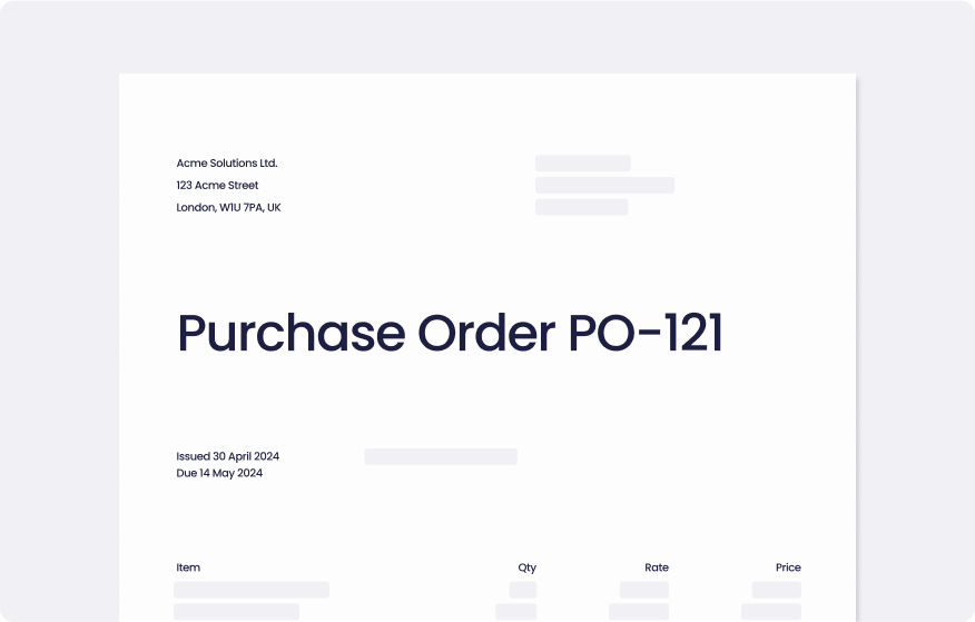 order Accounts Payable