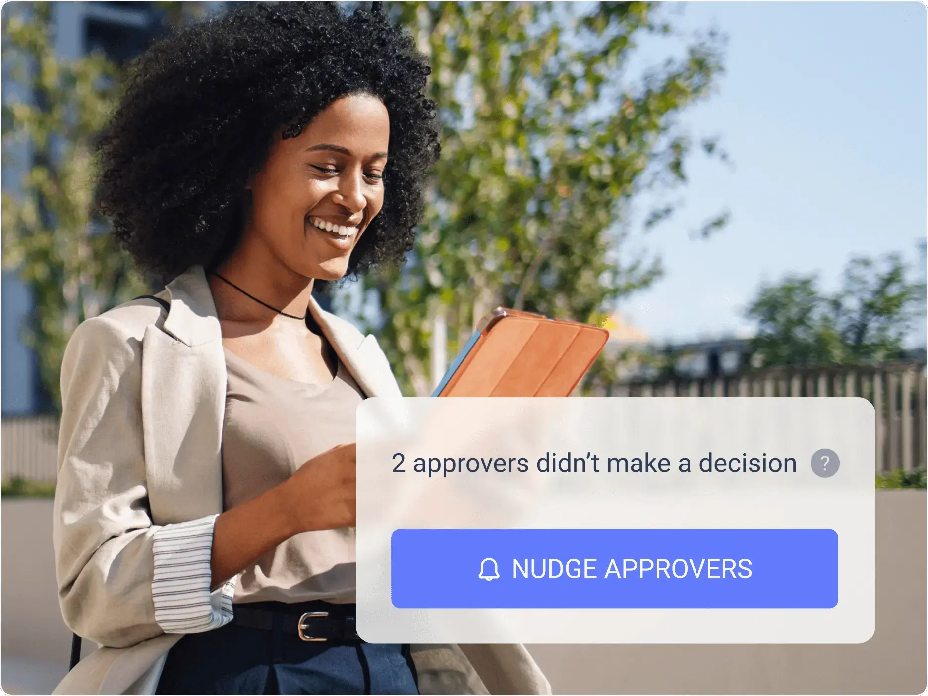 Keep approvals moving with nudges